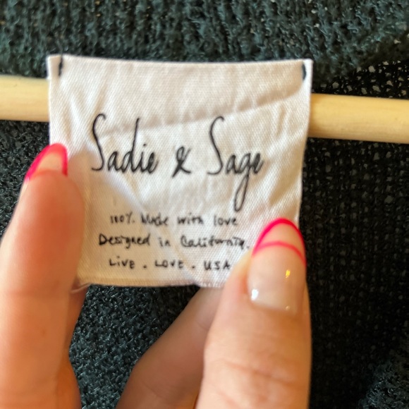 Sadie & Sage Knit Wide Sleeve Sweater S - Picture 6 of 9
